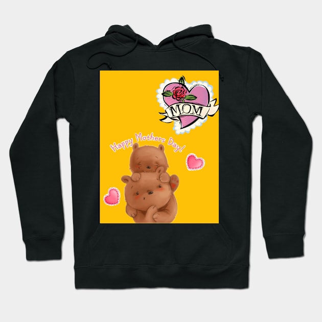 mothers day Hoodie by Light Up Glow 